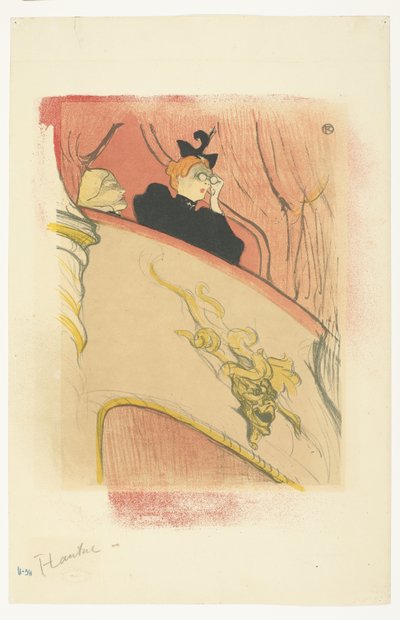 A caixa com a máscara dourada de Henri de Toulouse Lautrec