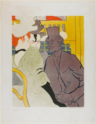 O inglês no Moulin Rouge de Henri de Toulouse-Lautrec