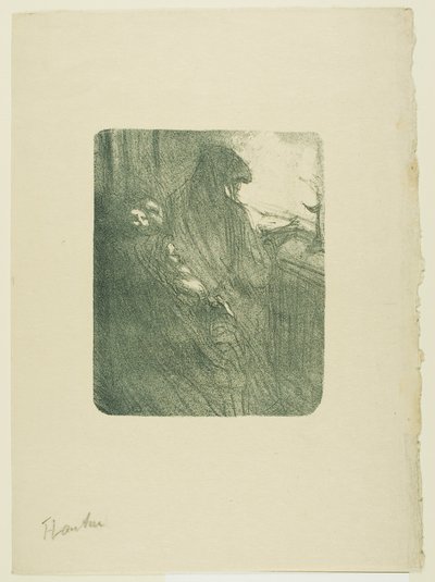 Os Velhos Namoros, de Melodias de Désiré Dihau de Henri de Toulouse-Lautrec