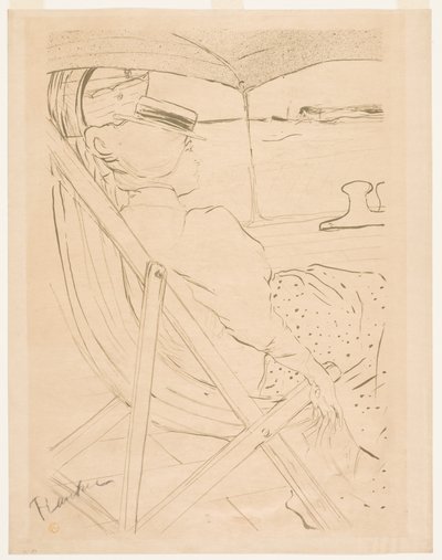 O passageiro de 54 de Henri de Toulouse-Lautrec