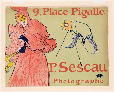 O fotógrafo Sescau de Henri de Toulouse-Lautrec