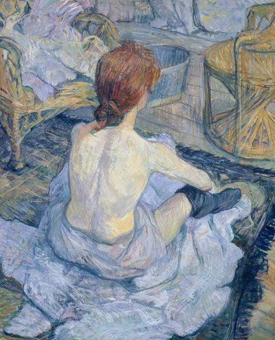 Mulher no banheiro de Henri de Toulouse Lautrec
