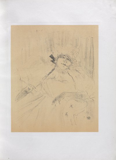 Série Yvette Guilbert-Inglês: Old Song de Henri de Toulouse-Lautrec