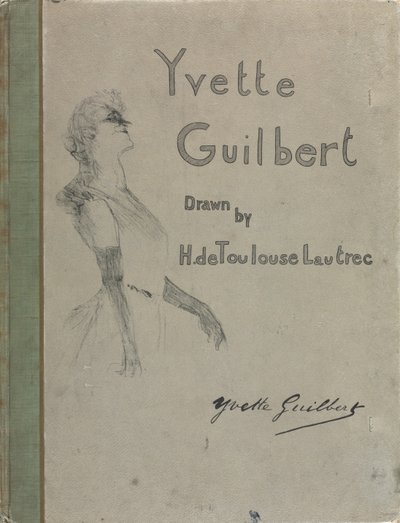 Série Yvette Guilbert-Inglês: Capa de Henri de Toulouse-Lautrec