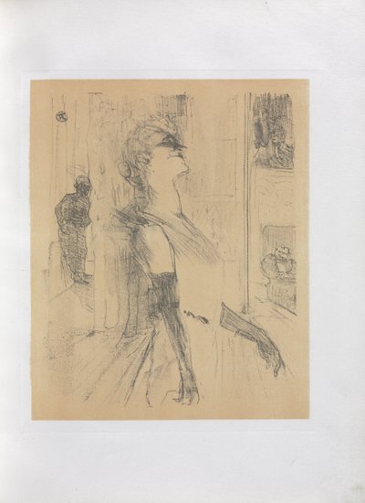 Série Yvette Guilbert-Inglês: No Palco de Henri de Toulouse-Lautrec