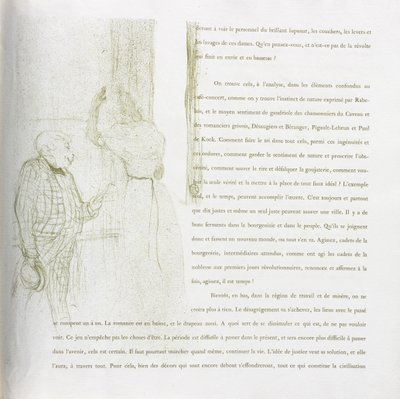 Série Yvette Guilbert-French: No. 15 de Henri de Toulouse-Lautrec