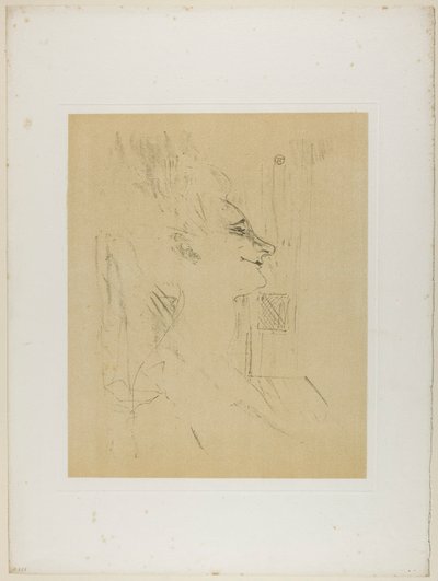 Yvette Guilbert—Soularde, de Yvette Guilbert de Henri de Toulouse-Lautrec