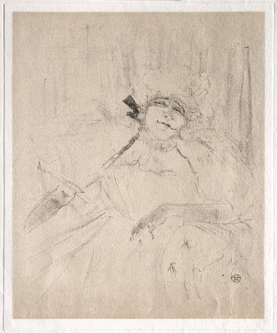 Yvette Guilbert: Canção Antiga de Henri de Toulouse-Lautrec