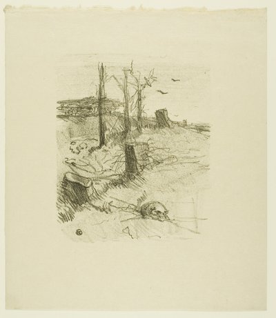 Um cemitério na Galiza, de Au Pied du Sinaï de Henri de Toulouse Lautrec