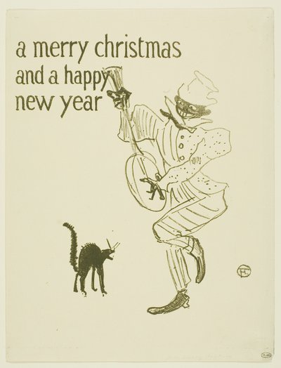 Um feliz natal de Henri de Toulouse Lautrec