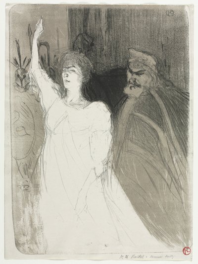 Um Principado Idyl, Clara Ward, 1894. de Henri de Toulouse Lautrec