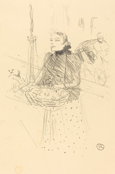 Compre minhas lindas violetas de Henri de Toulouse Lautrec