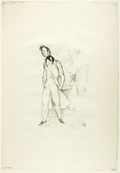 Adolphe ou o jovem triste de Henri de Toulouse Lautrec
