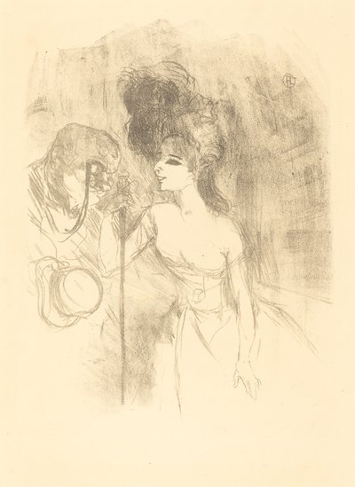 Anna Held e Careca Anna Held e Careca, 1896. de Henri de Toulouse Lautrec
