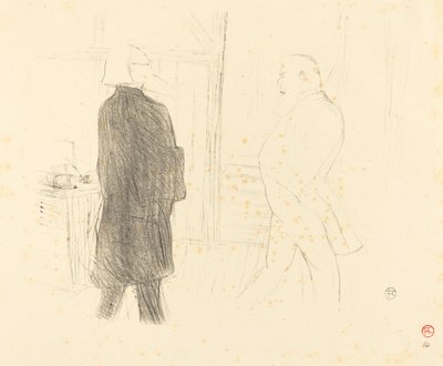 Antoine e Gémier em "Une Faillite" de Henri de Toulouse Lautrec