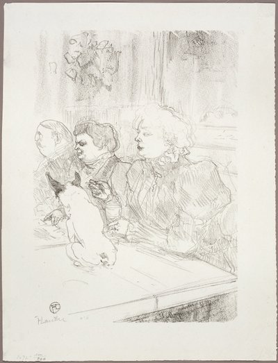 Em La Souris, Madame Palmyre de Henri de Toulouse-Lautrec