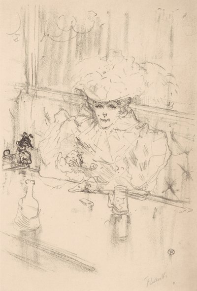 Na Brasserie Hanneton, 1898., 1898. de Henri de Toulouse Lautrec
