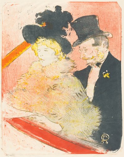 No Concerto (Au concerto) de Henri de Toulouse Lautrec