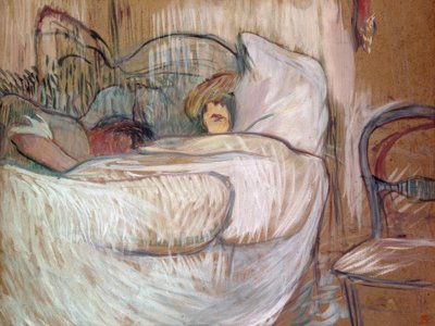 Na cama de Henri de Toulouse Lautrec