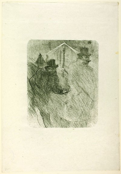 Barão Moïse Begging, de Au Pied du Sinaï de Henri de Toulouse Lautrec