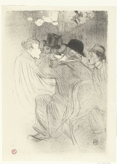 Bezoekers no café Moulin Rouge
No Moulin Rouge. Um tipo duro! Um tipo muito duro! de Henri de Toulouse Lautrec