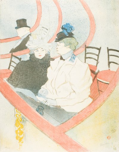 Caixa no nível principal de Henri de Toulouse Lautrec
