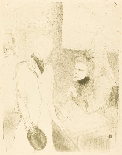 Brandes e Le Bargy em "Cabotins" de Henri de Toulouse Lautrec