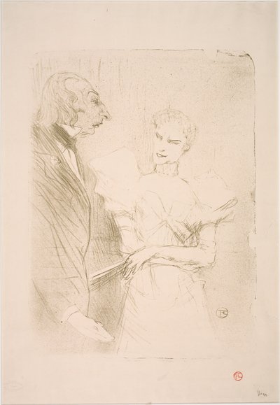 Brandès e Leloir, em Cabotins de Henri de Toulouse Lautrec