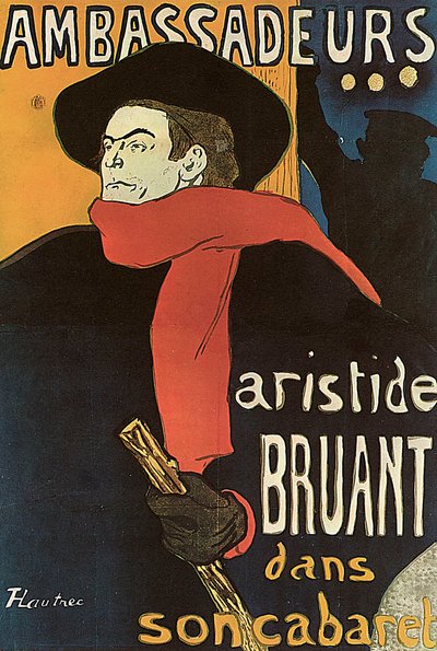 Bunting in Ambassadors, 1892. de Henri de Toulouse Lautrec