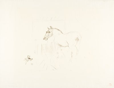 O pequeno pónei de Calmèse de Henri de Toulouse Lautrec