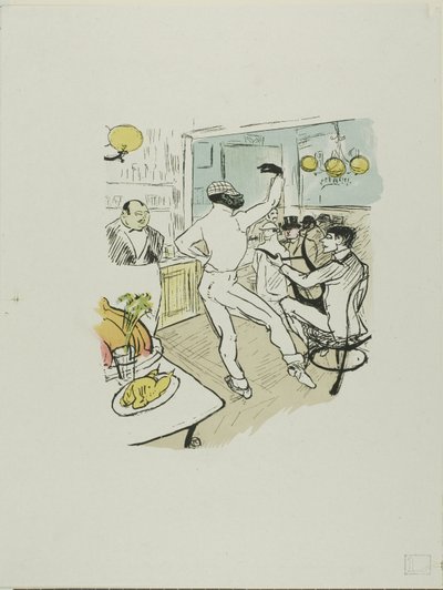 Dança de chocolate de Henri de Toulouse Lautrec