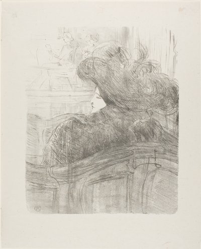 Cléo de Mérode, da Treize Lithographies de Henri de Toulouse Lautrec