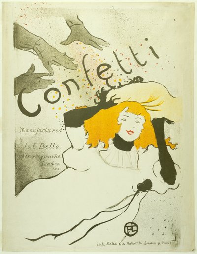 Confete de Henri de Toulouse Lautrec