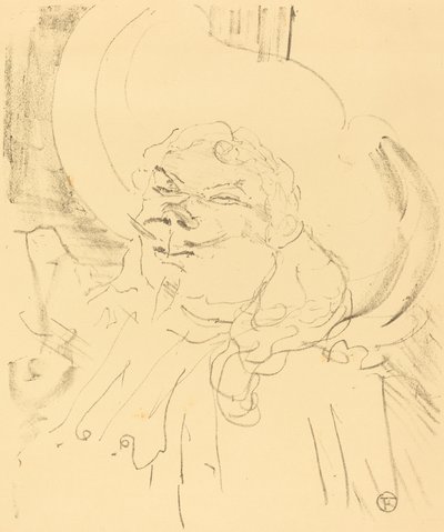 Coquelin, o Velho (Coquelin aine) de Henri de Toulouse Lautrec