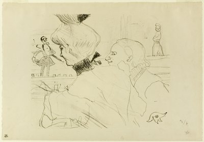 Casal em um Café-Concerto de Henri de Toulouse Lautrec