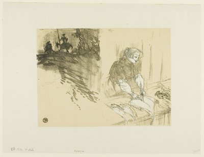 Capa para Les Courtes Joys de Henri de Toulouse Lautrec