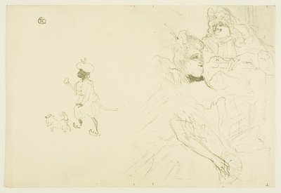 Capa de O exemplo de Ninon de Lenclos apaixonada de Henri de Toulouse Lautrec