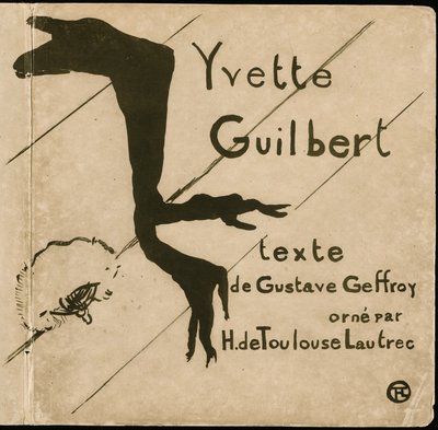 Capa para Yvette Guilbert de Henri de Toulouse Lautrec