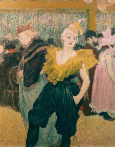 Die Clownesse Cha-U-Kao de Henri de Toulouse Lautrec