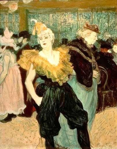 Die Clownesse Cha-U-Kao de Henri de Toulouse Lautrec