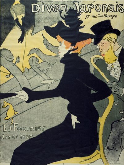 sofá japonês de Henri de Toulouse-Lautrec