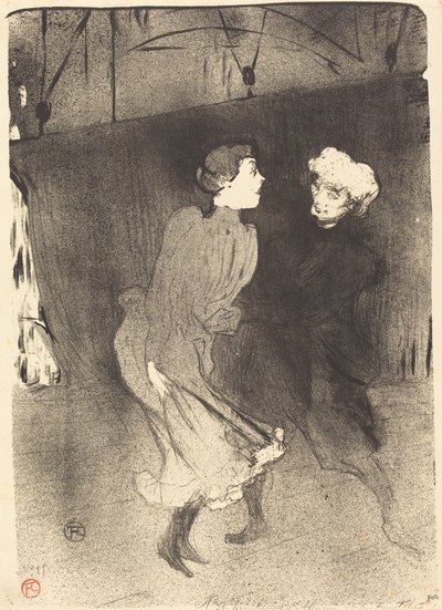 Ensaio geral no Folies-Bergère de Henri de Toulouse Lautrec