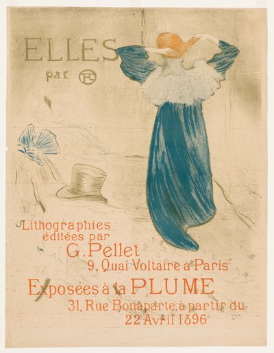 Eles: Frontispício, 1896. de Henri de Toulouse Lautrec