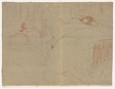 Elles: Mulher deitada de costas de Henri de Toulouse Lautrec