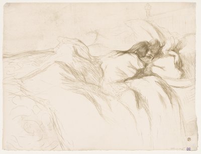 Elles: Mulher dormindo de Henri de Toulouse Lautrec