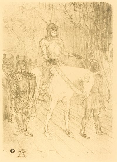 Entrada de Brasseur em Chilperic Entrada de Brasseur em Chilpéric, 1895. de Henri de Toulouse Lautrec