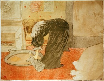 Mulher com banheira de Henri de Toulouse Lautrec