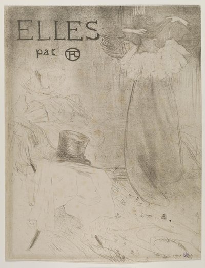 Frontispício para mulheres de Henri de Toulouse Lautrec