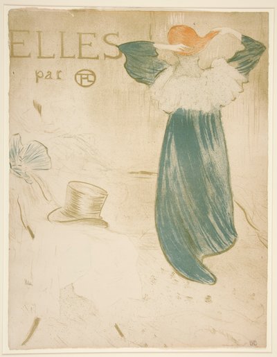 Frontispício para as Elles de Henri de Toulouse Lautrec