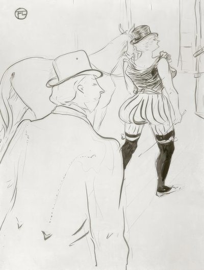 Nos bastidores de Henri de Toulouse Lautrec